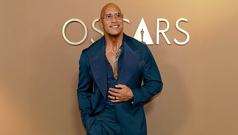 Dwayne Johnson attends the 16th Governors Awards at The Ray Dolby Ballroom on November 16, 2025 in Hollywood, California. 
