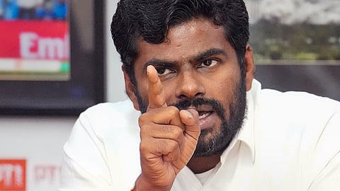'No need to wear your faith on your sleeve' | Annamalai in his first speech after quitting BJP
