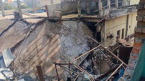 Police suspect pressure-induced pipe rupture; forensic team deployed to determine exact cause of fatal industrial accident

