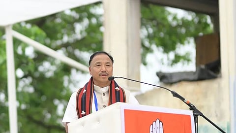 Congress candidate S Supongmeren Jamir 