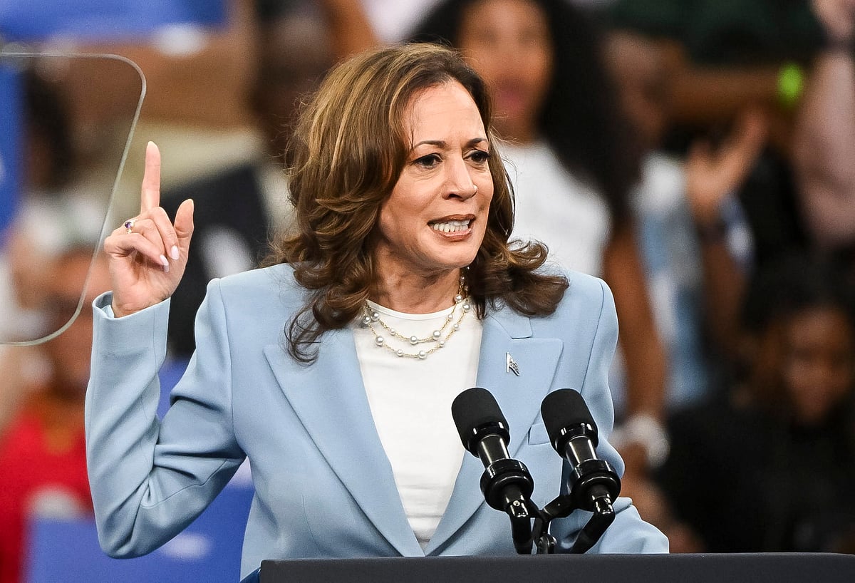 US Vice President Kamala Harris Democratic presidential nominee