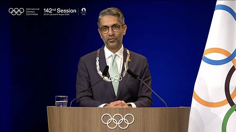 Indian shooting legend Abhinav Bindra honored with Olympic Order