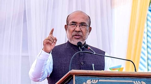 The Supreme Court was told that the audio clip linked to former Manipur CM N Biren Singh contained multiple alterations, with the Centre relying on an NFSU forensic report | File image/X