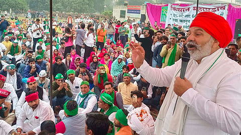 Farmers stage toll plaza sit-in after police stop their march towards Delhi for CJP protest | File Image