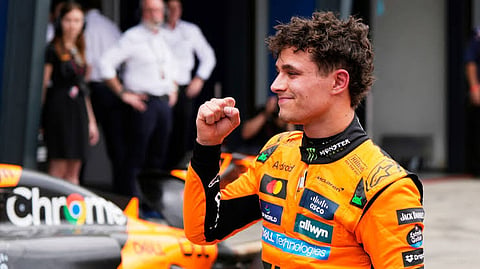 Lando Norris wins chaotic rain-soaked Australian Grand Prix