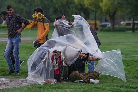 Rain in parts of Delhi, strong winds bring respite from heat
