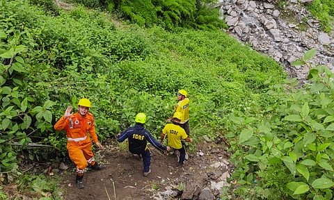 Two palanquin-bearers killed in landslide on Kedarnath trek route; three injured
