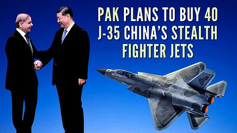Pakistan’s J-35 stealth jet deal with China is a concern for India's air defence
