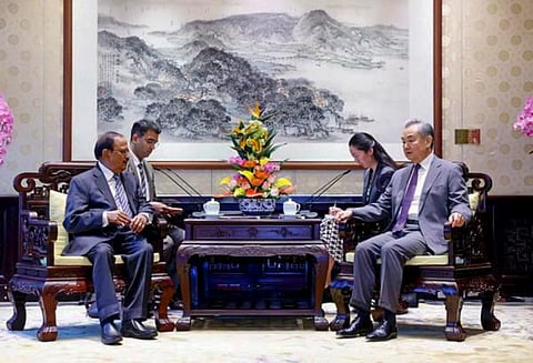 In meeting with Chinese Foreign Minister Wang, NSA Doval calls for countering terrorism
