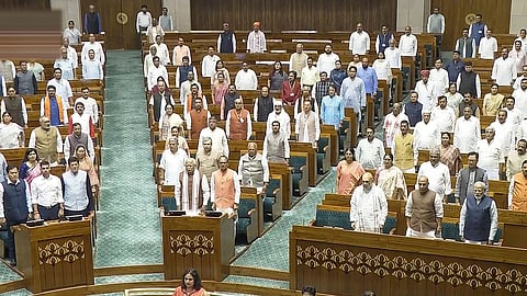 Monsoon session of Parliament, in New Delhi