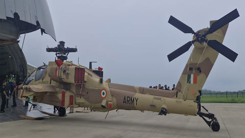 Indian Army inducts first batch of Apache helicopters
