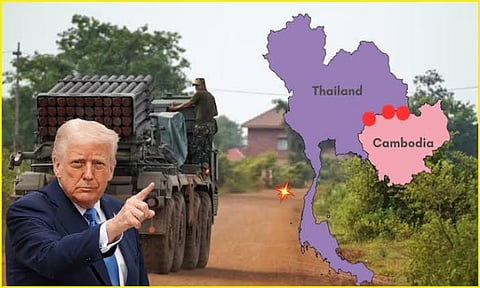 Leaders of Thailand and Cambodia to meet in Malaysia tomorrow for talks to end hostilities