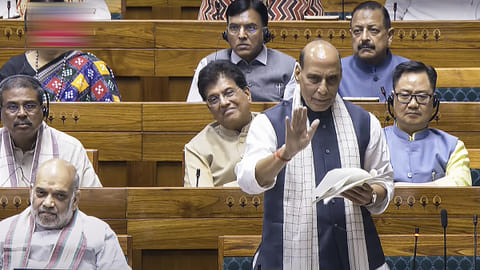There cannot be dialogue with nation with religious fanaticism, hatred against India: Rajnath Singh