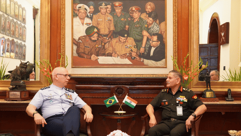 India, Brazil hold key meet to boost defence ties, military cooperation
