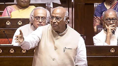Kharge raises LPG shortage issue in Rajya Sabha; govt says Opposition trying to bring anarchy