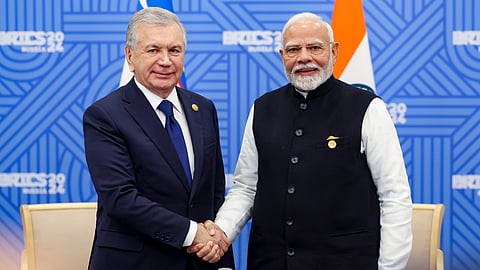 PM Modi, Uzbekistan President Mirziyoyev reaffirm resolve to advance strategic partnership
