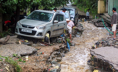 Multiple flash floods in Mandi after heavy rains in Himachal; Kiratpur-Manali NH blocked