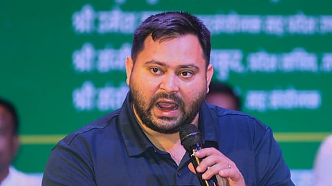 'Don't fear outsiders': Tejashwi hits out at Shah after court frames charges in IRCTC case