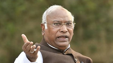 "Two people don't want the constitution to be safe": Kharge takes veiled dig at PM Modi, Amit Shah