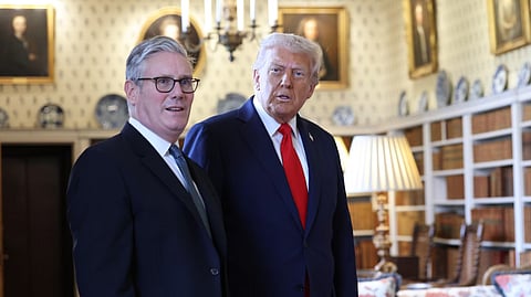 Trump, Starmer sign tech deal before holding private talks on tariffs, war
