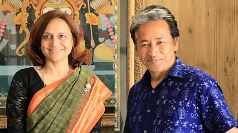 'Someone attends climate conference, will be an ISI agent?': Wangchuk's wife refutes Pak connection