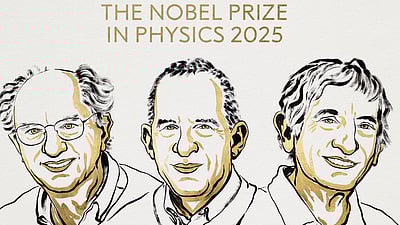 Nobel Prize for physics goes to 3 scientists for discoveries in quantum mechanical tunneling