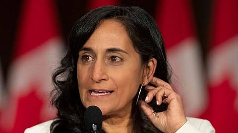 Canadian FM Anita Anand to visit India, Singapore and China from October 12-17
