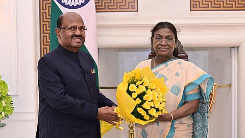 West Bengal Governor C V Ananda Bose calls on President Murmu