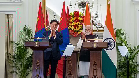 India reliable partner in Mongolia's development: PM Modi after hosting Mongolian president