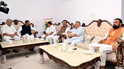 Talks on which parties will contest which seats in Bihar in final stages: NDA leaders