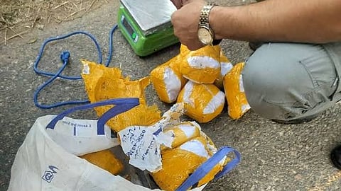BSF and police seize 5kg heroin dropped by Pakistani drone