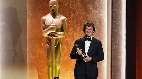 Tom Cruise acknowledged AI’s growing influence on filmmaking while urging creatives to keep creating and audiences to experience films in theatres | File image