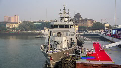 Indian Navy commissions indigenous anti-submarine warfare vessel INS Mahe