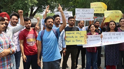 As students plan total shutdown, Panjab University declares holiday on Nov 26, postpones exams
