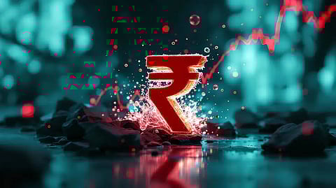Rupee falls 23 paise to settle at fresh record low of 91.01 against US dollar
