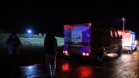 Search teams probe wreckage after Libyan army chief, 7 others are killed in Turkiye plane crash