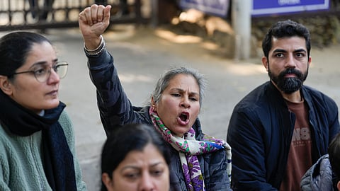 Will move Supreme Court, have faith in it: Unnao rape survivor's mother at protest outside Delhi HC