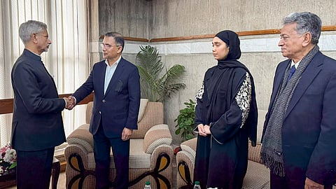 EAM Jaishankar arrives in Dhaka for Khaleda Zia’s funeral, hands over PM Modi’s letter to her son