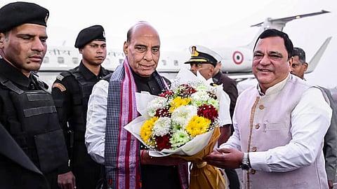 Rajnath Singh commissions ICG's pollution control vessel 'Samudra Pratap' in Goa