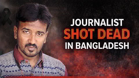Hindu journalist shot in the Head By men on bike in Bangladesh