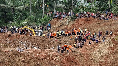 Landslide on Indonesia's Java island kills at least 8 people, leaves more than 80 missing