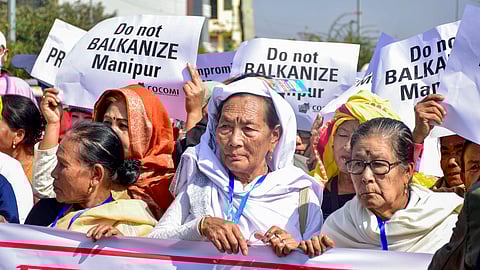 Thousands rally to assert stand on territorial, administrative integrity of Manipur