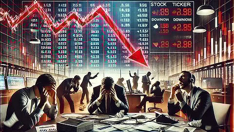 Investors become poorer by Rs 9.40 lakh cr as stock markets face heavy selling pressure