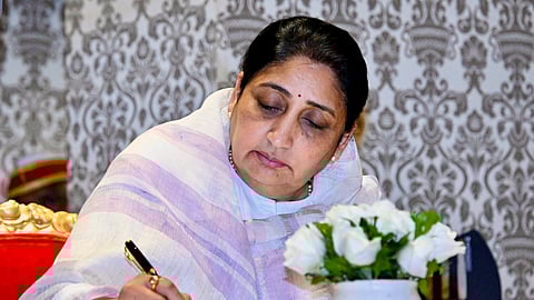 Maharashtra Dy CM Sunetra Pawar takes charge of official duties