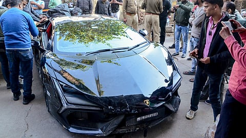 Tobacco baron's 'drunk' son goes on rampage in his speeding 10-crore Lamborghini