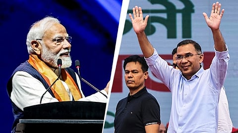 PM Modi speaks to Bangladesh leader Tarique Rahman; congratulates on BNP's poll victory