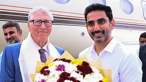 Bill Gates arrives in Amravati, will attend AI India Impact Summit