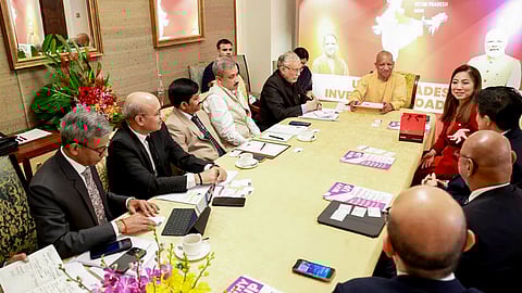 CM Yogi Adityanath holds meetings with top Singapore investment-focused business groups
