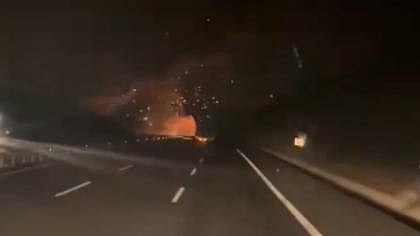 Turkish Air Force F-16 crashes near major highway, killing its pilot