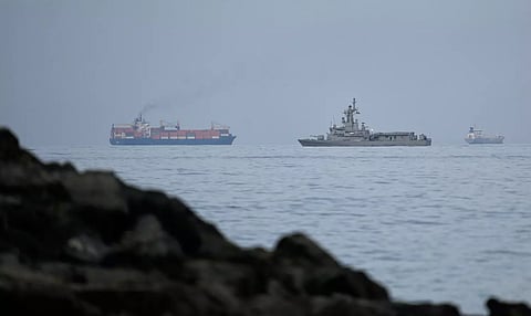 One of 28 Indian-flagged vessels stranded in Strait of Hormuz sails away safely
